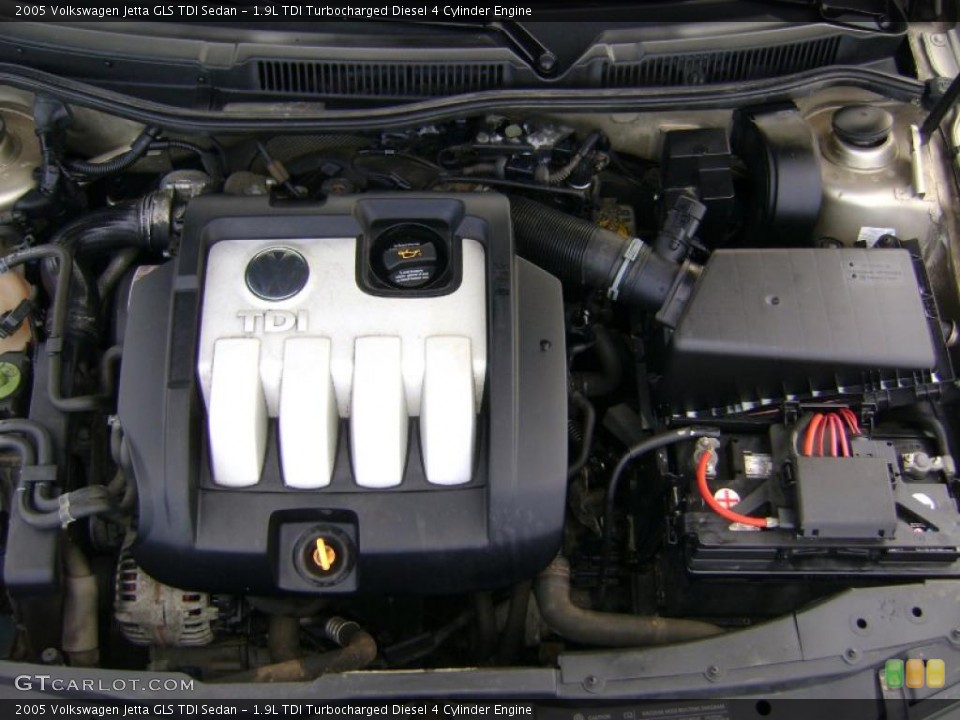 1.9L TDI Turbocharged Diesel 4 Cylinder 2005 Volkswagen Jetta Engine