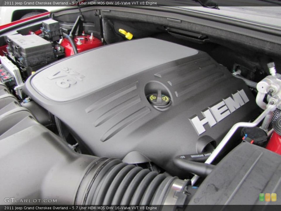 5.7 Liter HEMI MDS OHV 16-Valve VVT V8 Engine for the 2011 Jeep Grand Cherokee #43462704