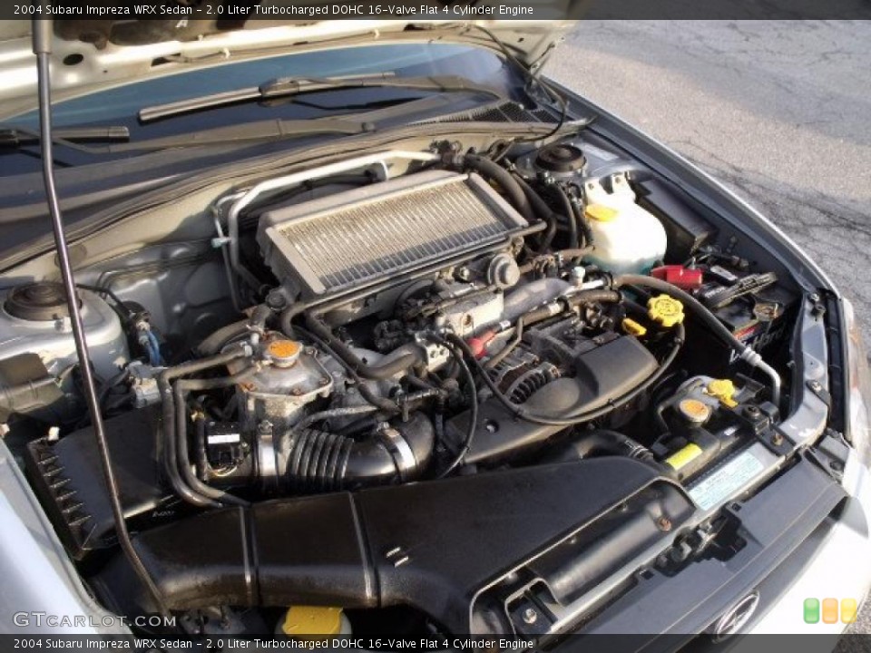 2.0 Liter Turbocharged DOHC 16-Valve Flat 4 Cylinder Engine for the 2004 Subaru Impreza #43467078