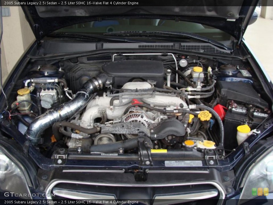 2.5 Liter SOHC 16-Valve Flat 4 Cylinder Engine for the 2005 Subaru Legacy #43468698