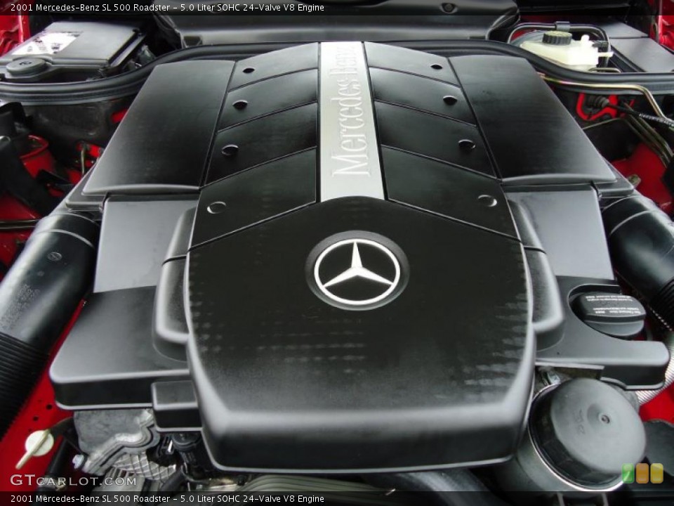 5.0 Liter SOHC 24-Valve V8 Engine for the 2001 Mercedes-Benz SL #43474248