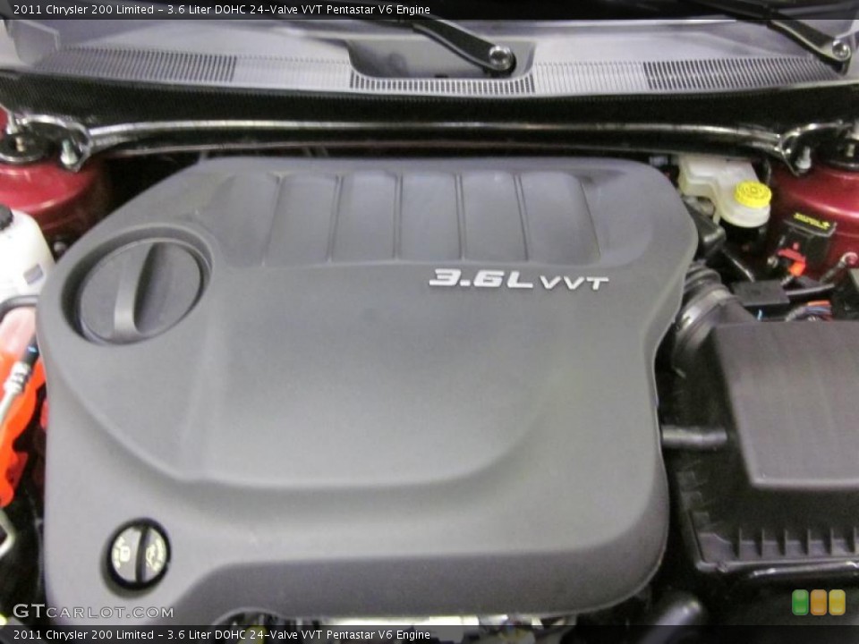3.6 Liter DOHC 24-Valve VVT Pentastar V6 Engine for the 2011 Chrysler 200 #43476134