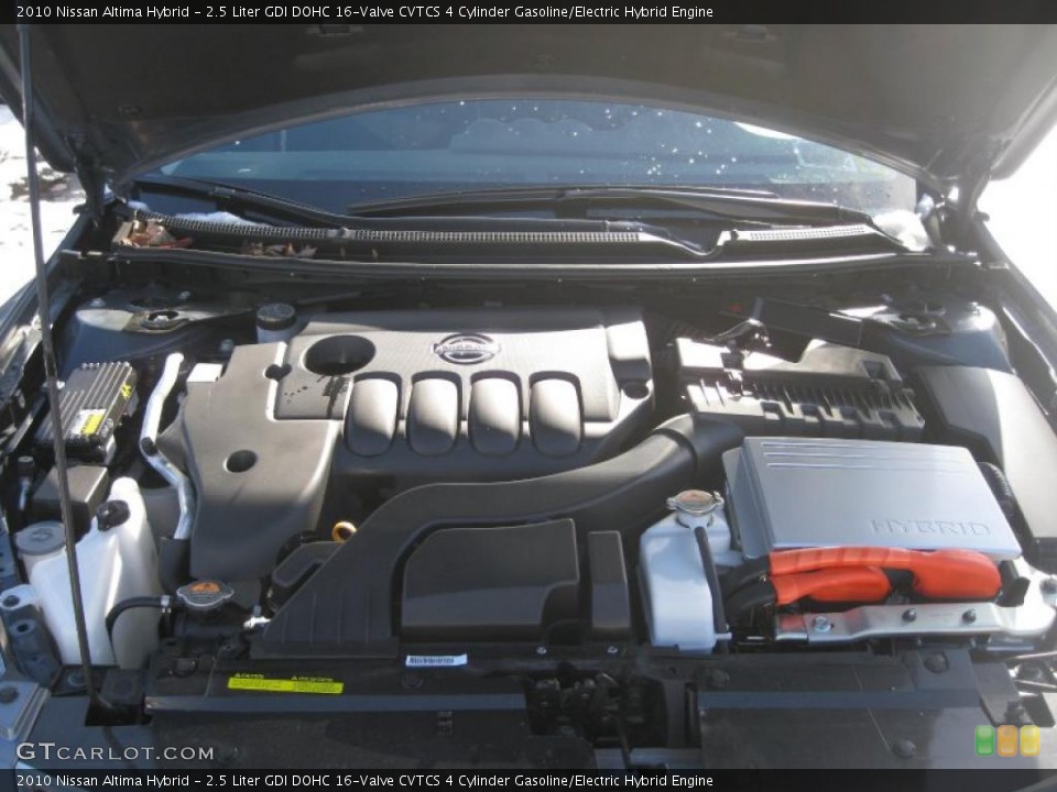 2.5 Liter GDI DOHC 16-Valve CVTCS 4 Cylinder Gasoline/Electric Hybrid Engine for the 2010 Nissan Altima #43498294
