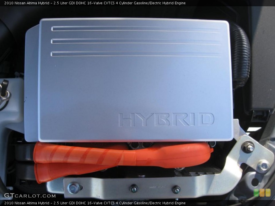 2.5 Liter GDI DOHC 16-Valve CVTCS 4 Cylinder Gasoline/Electric Hybrid Engine for the 2010 Nissan Altima #43498378