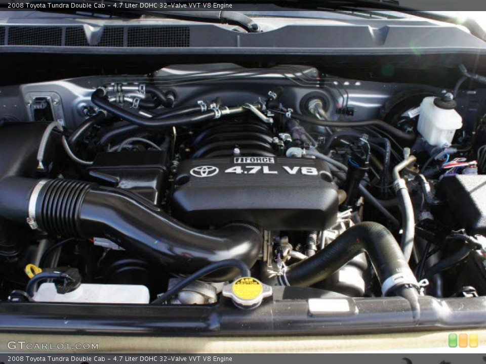 4.7 Liter DOHC 32-Valve VVT V8 Engine for the 2008 Toyota Tundra #43500394