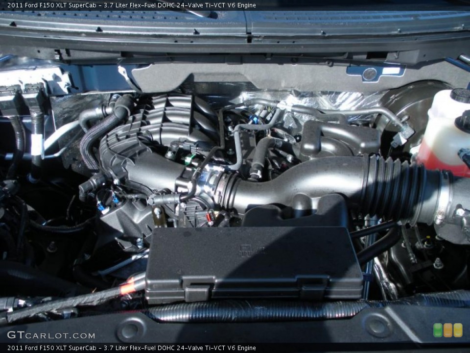 3.7 Liter Flex-Fuel DOHC 24-Valve Ti-VCT V6 Engine for the 2011 Ford F150 #43517681