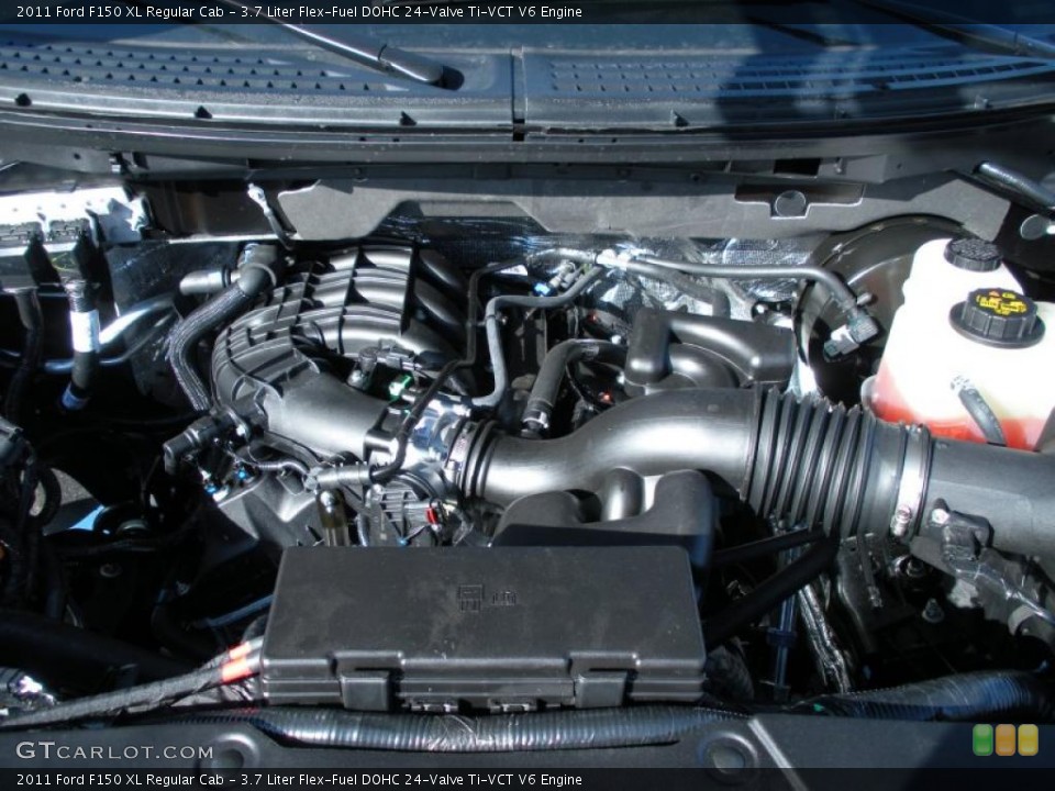 3.7 Liter Flex-Fuel DOHC 24-Valve Ti-VCT V6 Engine for the 2011 Ford F150 #43519383