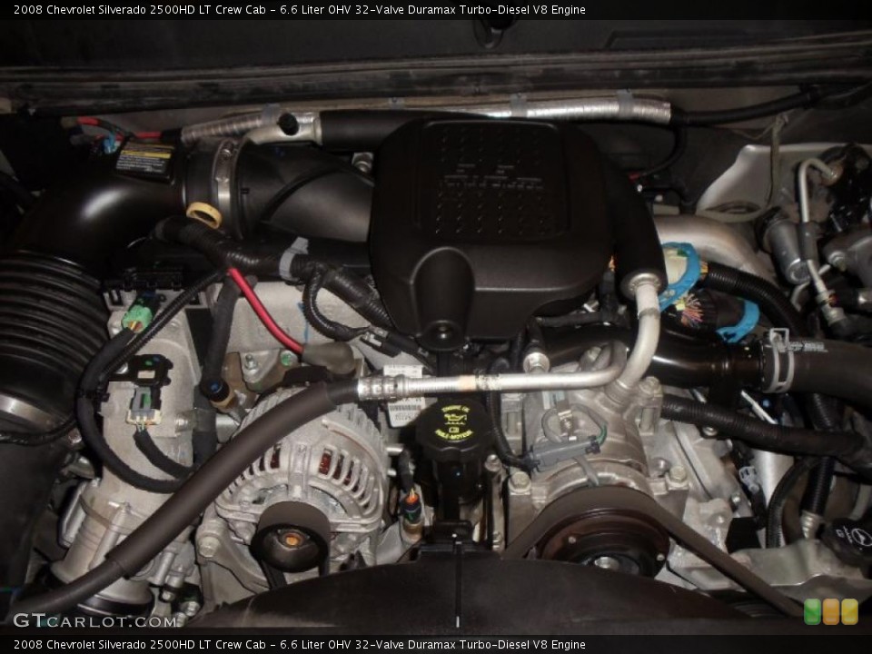 6.6 Liter OHV 32-Valve Duramax Turbo-Diesel V8 Engine for the 2008 Chevrolet Silverado 2500HD #43519451