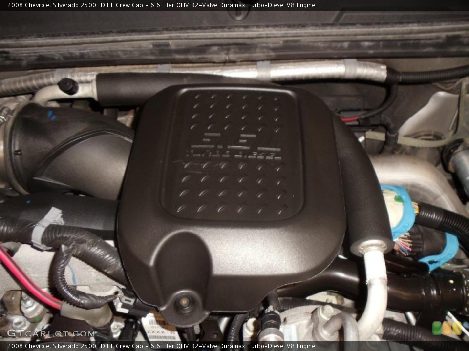 6.6 Liter OHV 32-Valve Duramax Turbo-Diesel V8 Engine for the 2008 Chevrolet Silverado 2500HD #43519467
