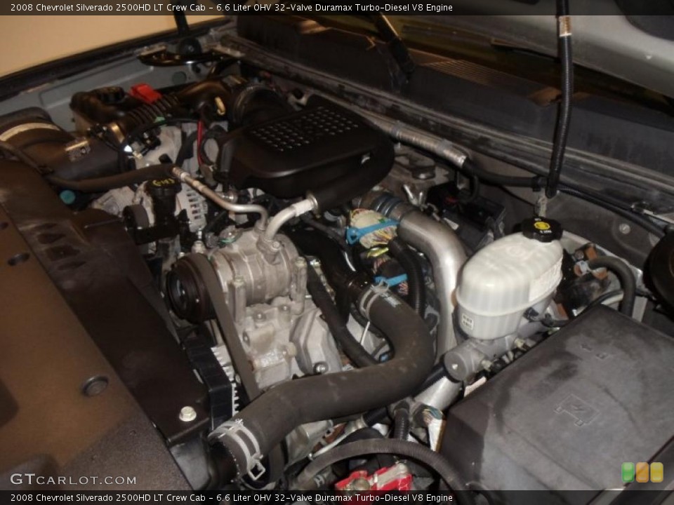 6.6 Liter OHV 32-Valve Duramax Turbo-Diesel V8 Engine for the 2008 Chevrolet Silverado 2500HD #43519487