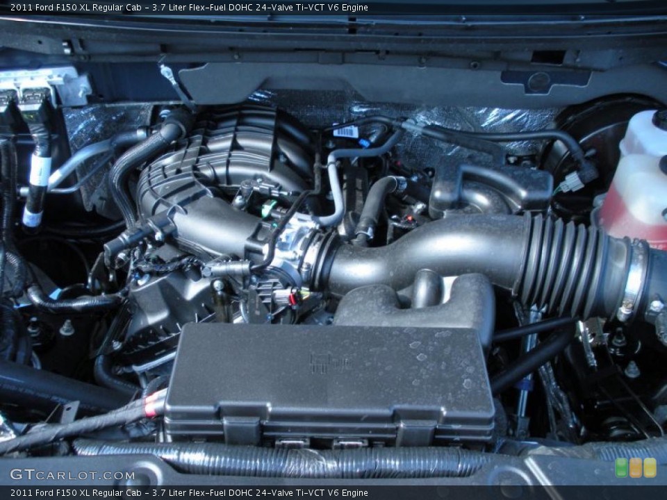 3.7 Liter Flex-Fuel DOHC 24-Valve Ti-VCT V6 Engine for the 2011 Ford F150 #43519611