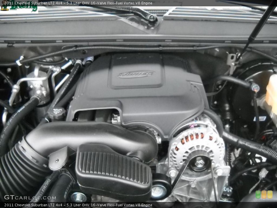5.3 Liter OHV 16-Valve Flex-Fuel Vortec V8 Engine for the 2011 Chevrolet Suburban #43523535