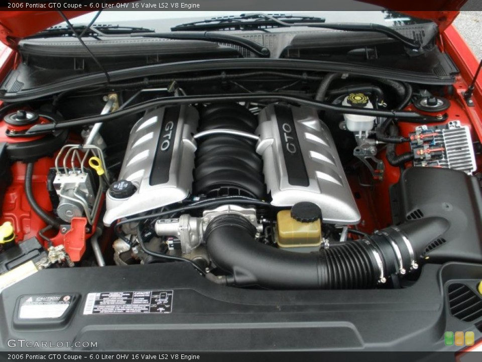 6.0 Liter OHV 16 Valve LS2 V8 Engine for the 2006 Pontiac GTO #43538969