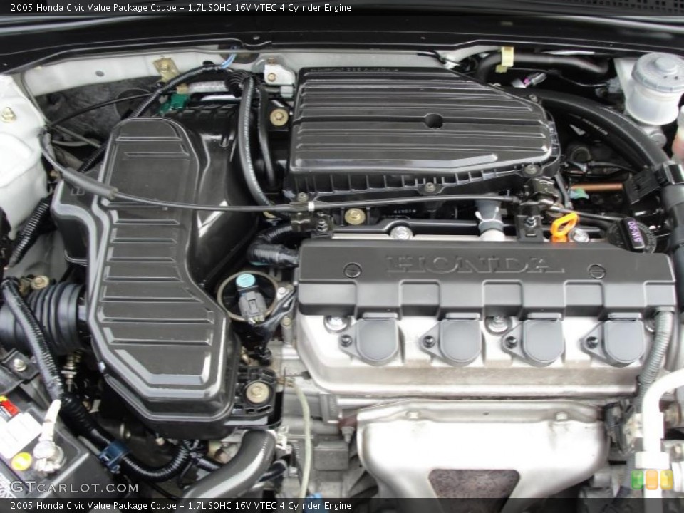 1.7L SOHC 16V VTEC 4 Cylinder Engine for the 2005 Honda Civic #43542120