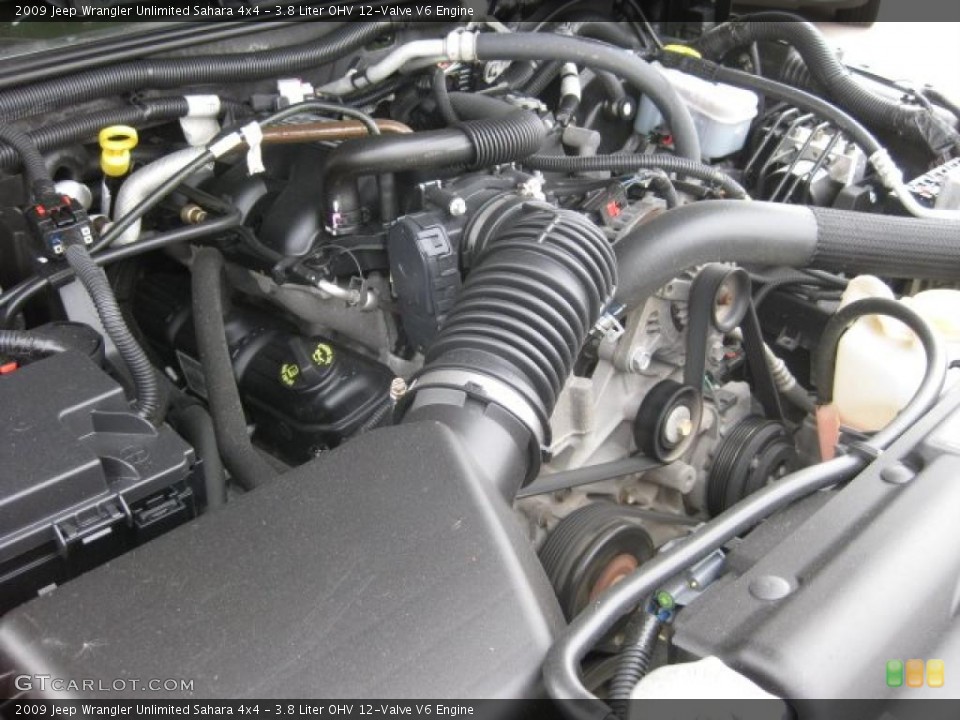 3.8 Liter OHV 12-Valve V6 Engine for the 2009 Jeep Wrangler Unlimited #43544592