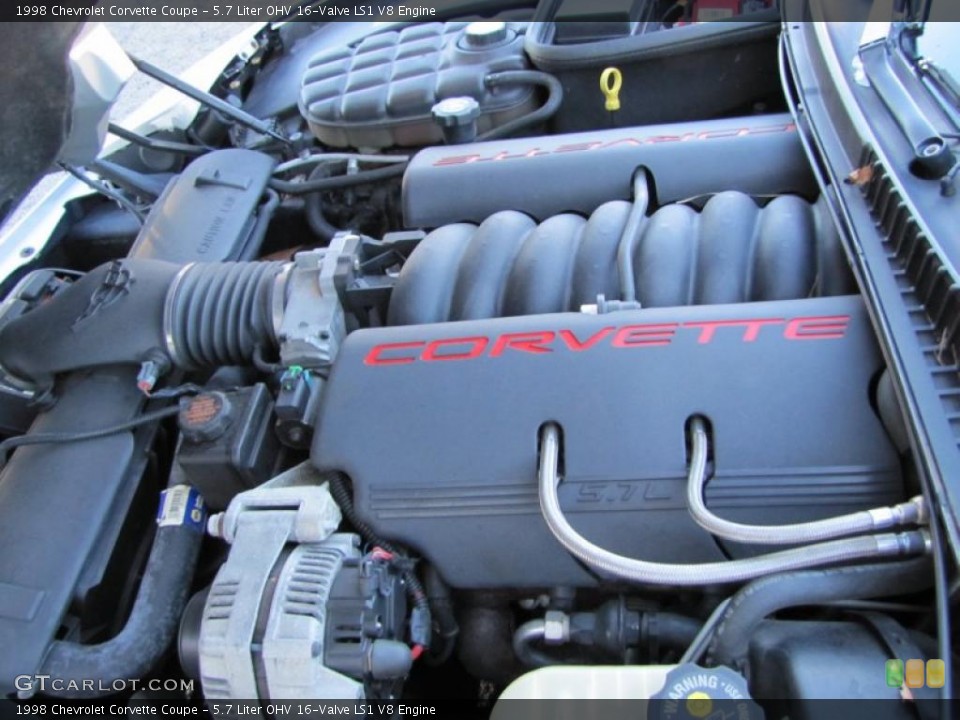 5.7 Liter OHV 16-Valve LS1 V8 Engine for the 1998 Chevrolet Corvette #43562354