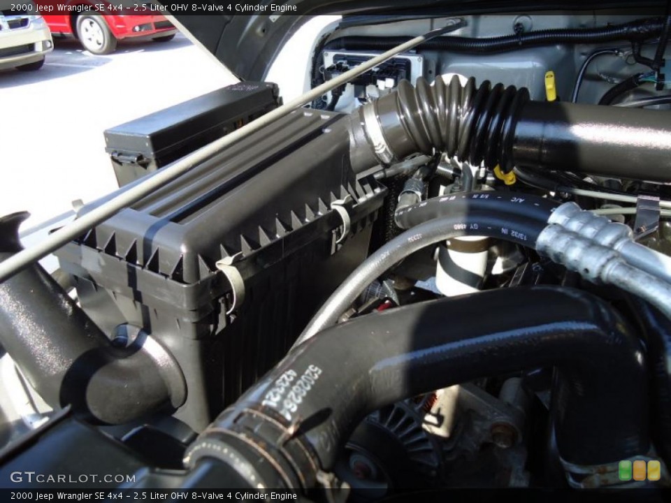 2.5 Liter OHV 8-Valve 4 Cylinder Engine for the 2000 Jeep Wrangler #43587927