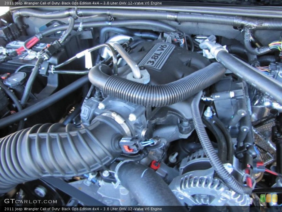 3.8 Liter OHV 12-Valve V6 Engine for the 2011 Jeep Wrangler #43619136