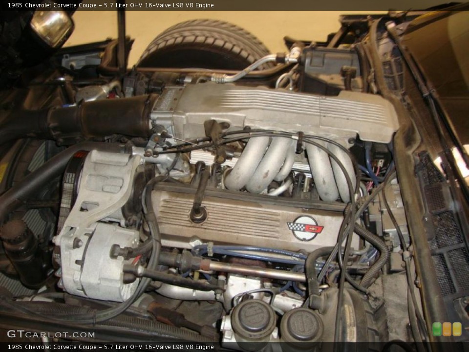 5.7 Liter OHV 16-Valve L98 V8 Engine for the 1985 Chevrolet Corvette #43625632