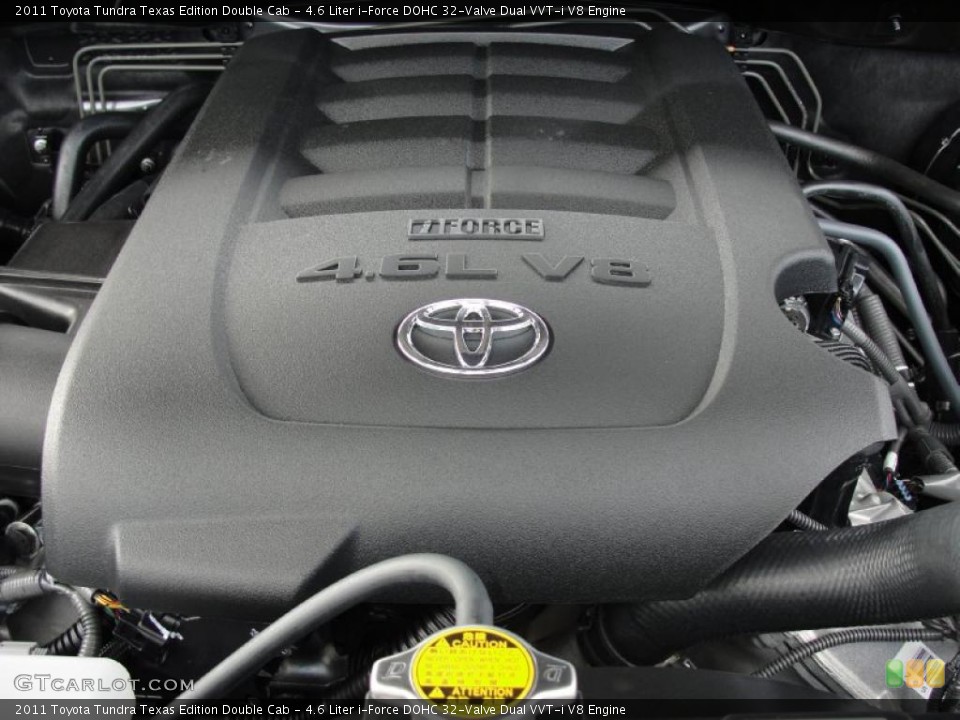 4.6 Liter i-Force DOHC 32-Valve Dual VVT-i V8 Engine for the 2011 Toyota Tundra #43637264
