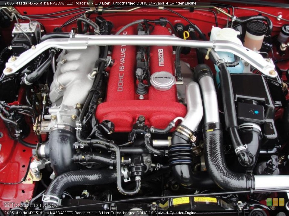 1.8 Liter Turbocharged DOHC 16-Valve 4 Cylinder Engine for the 2005 Mazda MX-5 Miata #43638004