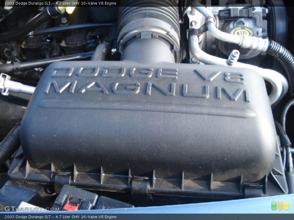 4.7 Liter OHV 16-Valve V8 Engine for the 2003 Dodge Durango #43667607