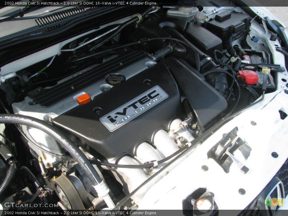 2.0 Liter Si DOHC 16-Valve i-VTEC 4 Cylinder Engine for the 2002 Honda Civic #43685168