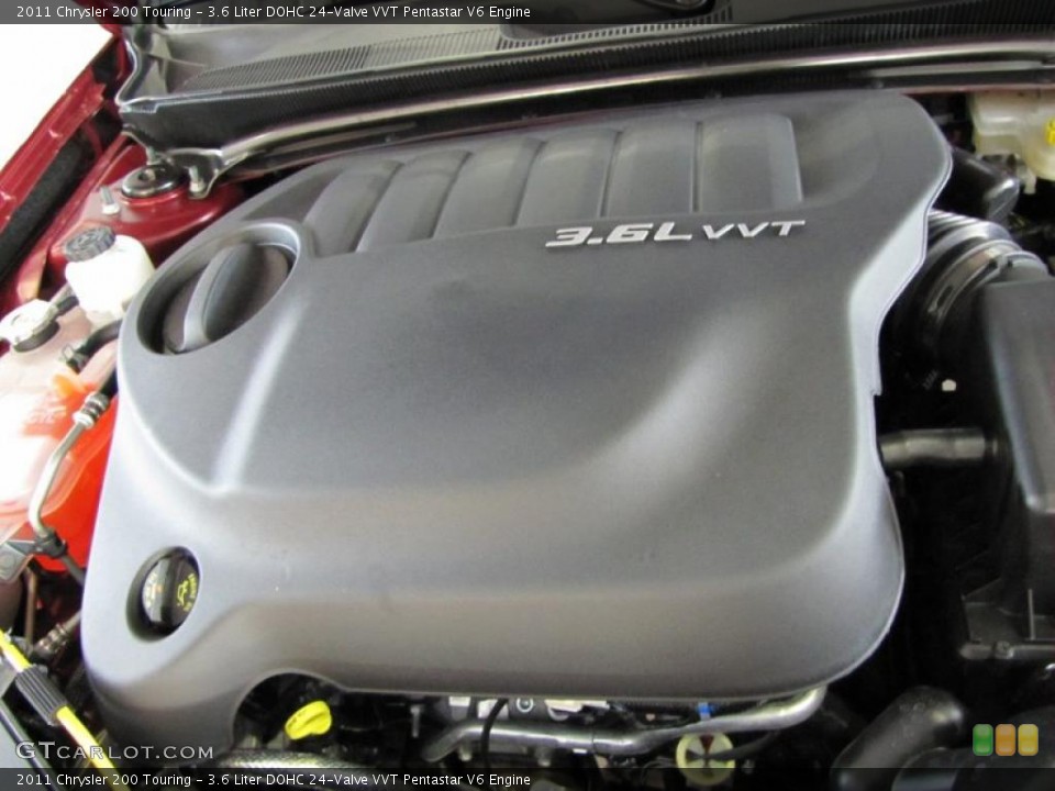 3.6 Liter DOHC 24-Valve VVT Pentastar V6 Engine for the 2011 Chrysler 200 #43698164