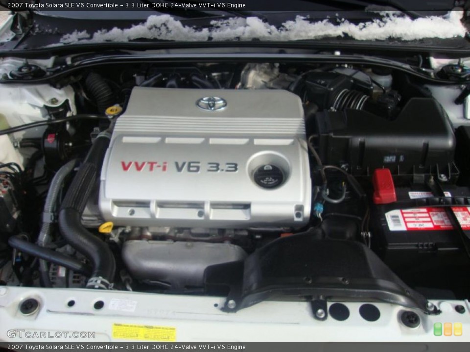 3.3 Liter DOHC 24-Valve VVT-i V6 Engine for the 2007 Toyota Solara #43742168
