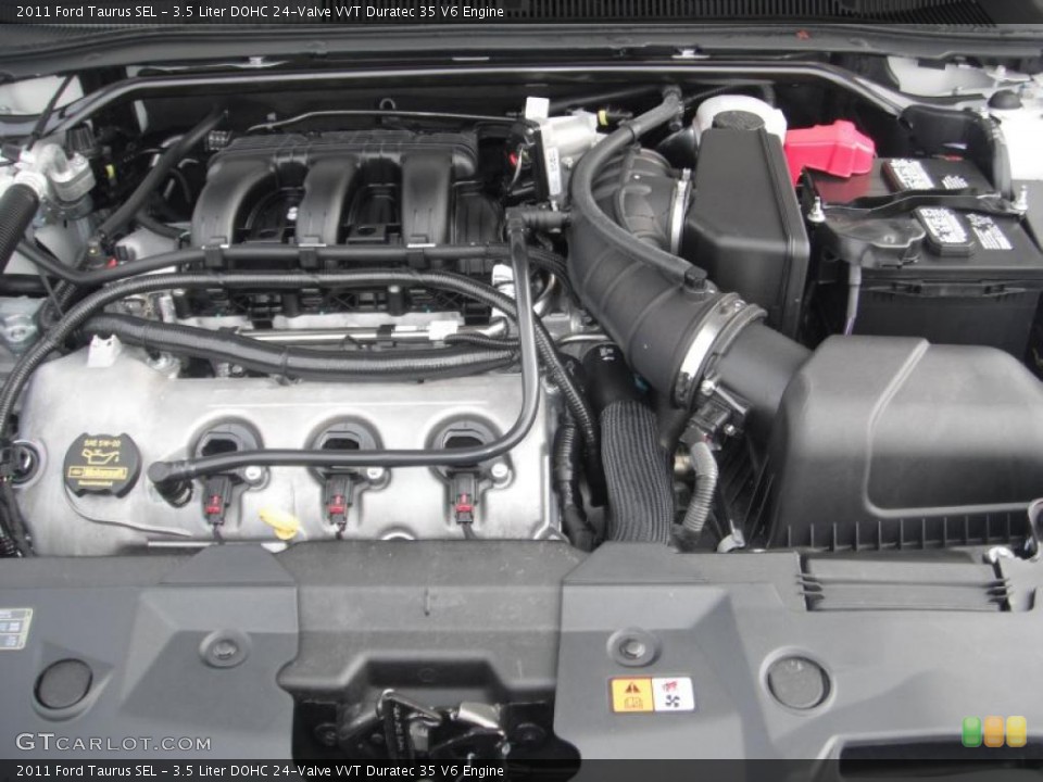 3.5 Liter DOHC 24-Valve VVT Duratec 35 V6 Engine for the 2011 Ford Taurus #43750220