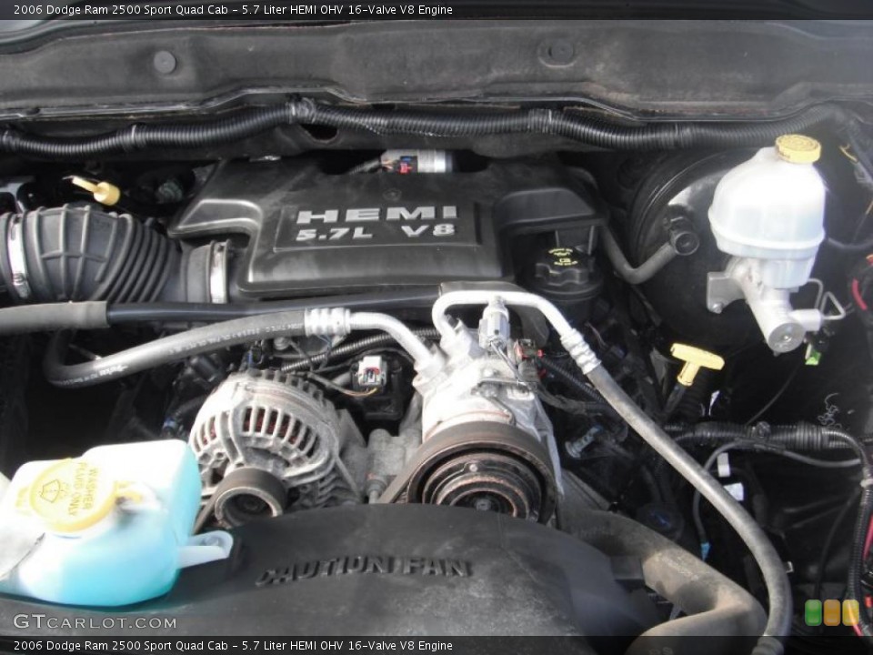 5.7 Liter HEMI OHV 16-Valve V8 Engine for the 2006 Dodge Ram 2500 #43753304