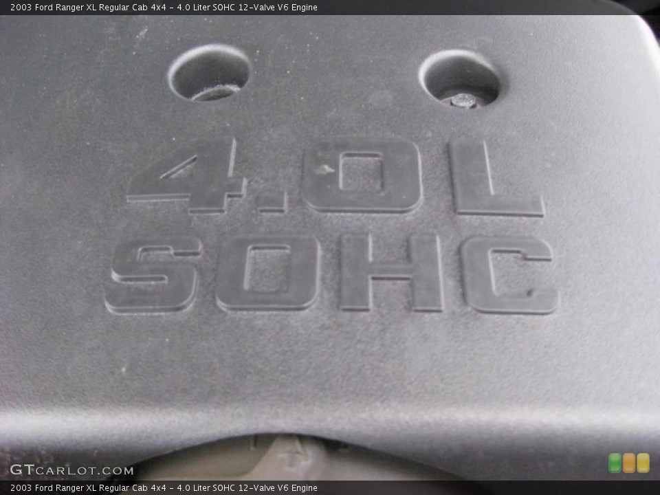 4.0 Liter SOHC 12-Valve V6 Engine for the 2003 Ford Ranger #43771400