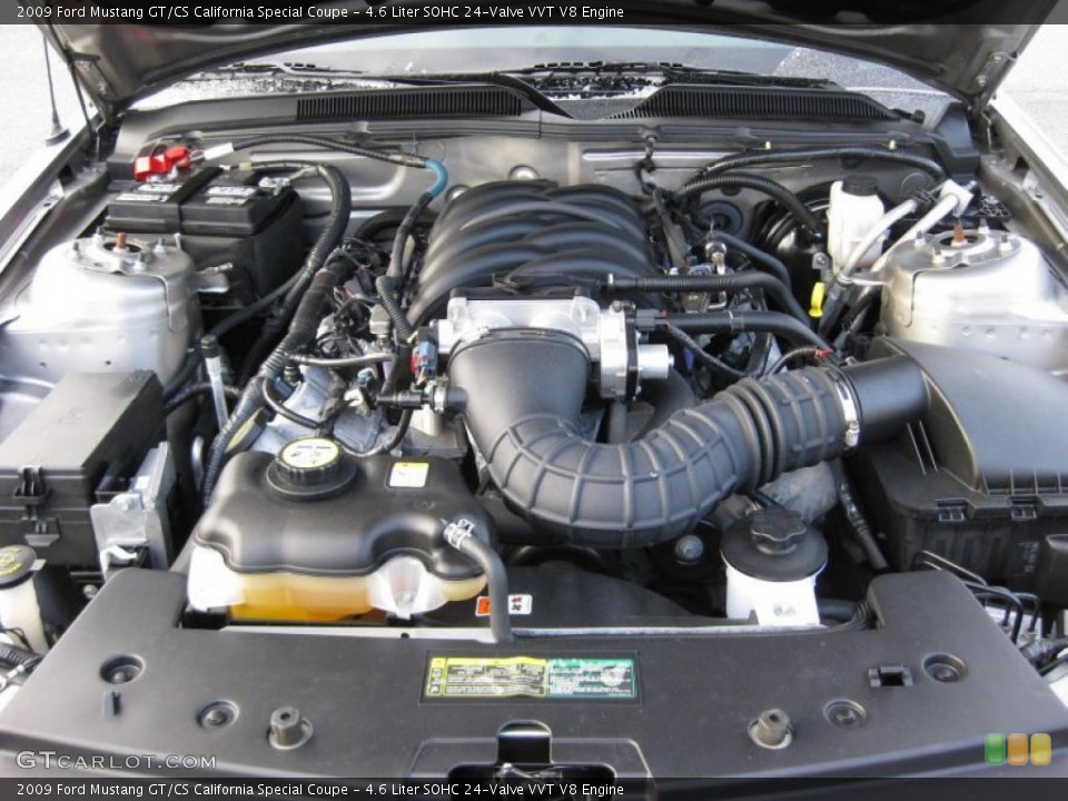 4.6 Liter SOHC 24-Valve VVT V8 Engine for the 2009 Ford Mustang #43772684