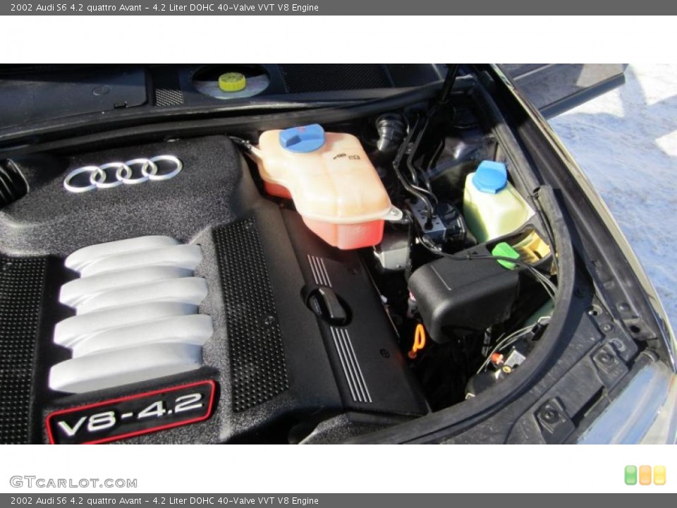 4.2 Liter DOHC 40-Valve VVT V8 Engine for the 2002 Audi S6 #43778880