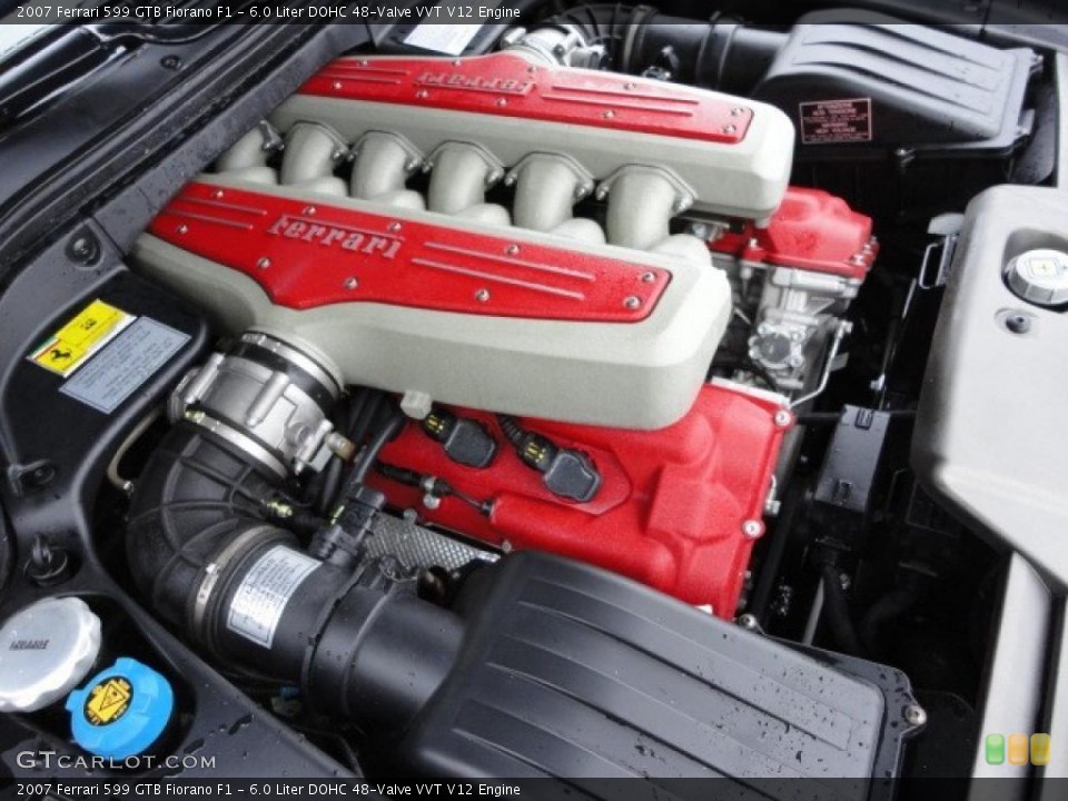 6.0 Liter DOHC 48-Valve VVT V12 Engine for the 2007 Ferrari 599 GTB Fiorano #43784018