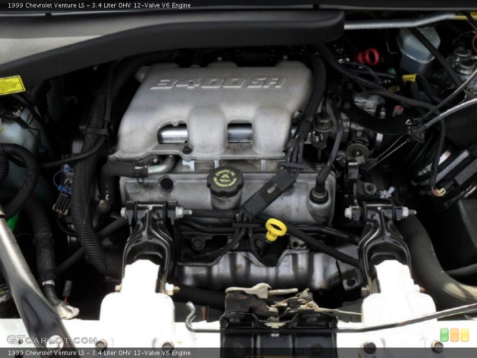 3.4 Liter OHV 12-Valve V6 Engine for the 1999 Chevrolet Venture #43803793