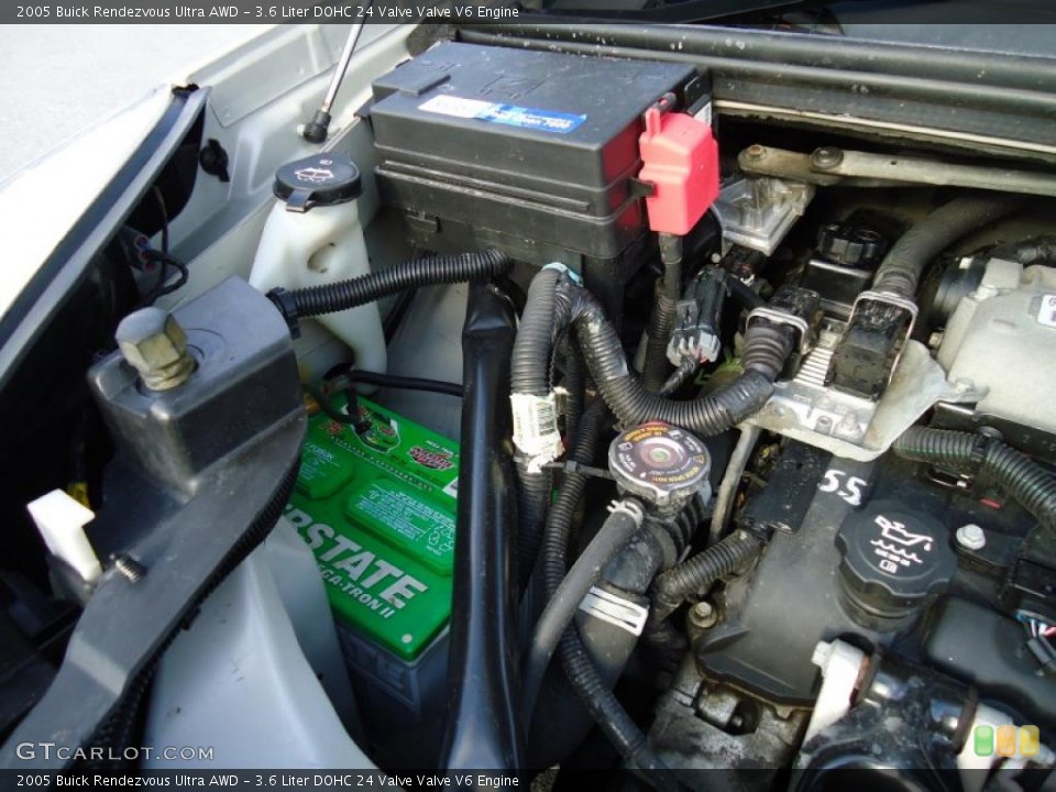 3.6 Liter DOHC 24 Valve Valve V6 Engine for the 2005 Buick Rendezvous #43817368