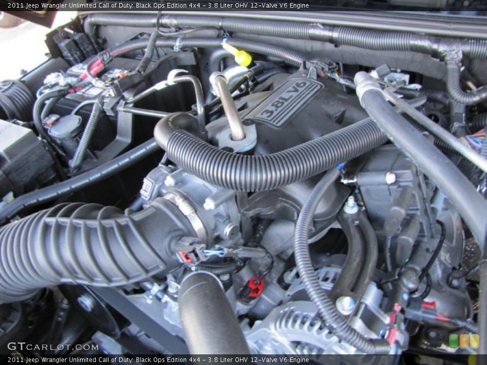 3.8 Liter OHV 12-Valve V6 Engine for the 2011 Jeep Wrangler Unlimited #43820259