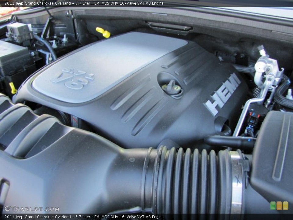 5.7 Liter HEMI MDS OHV 16-Valve VVT V8 Engine for the 2011 Jeep Grand Cherokee #43821424