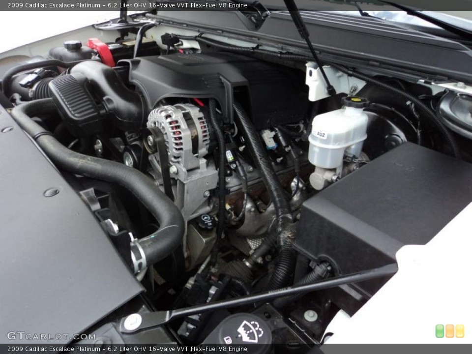 6.2 Liter OHV 16-Valve VVT Flex-Fuel V8 Engine for the 2009 Cadillac Escalade #43832239