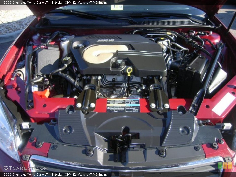 3.9 Liter OHV 12-Valve VVT V6 Engine for the 2006 Chevrolet Monte Carlo #43859605