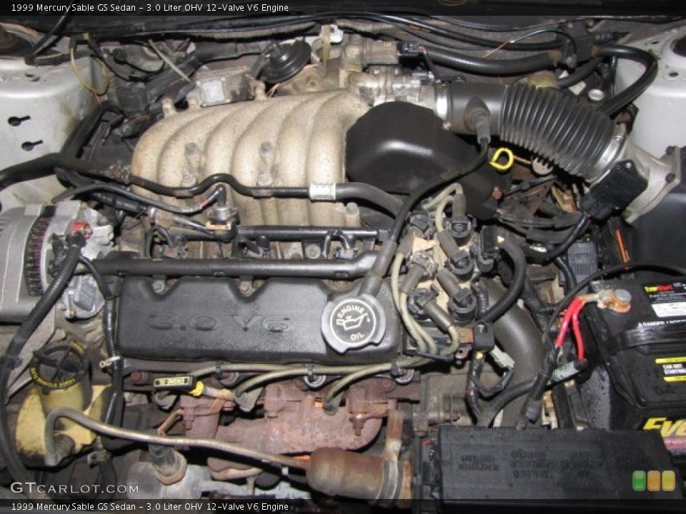 3.0 Liter OHV 12-Valve V6 Engine for the 1999 Mercury Sable #43860613