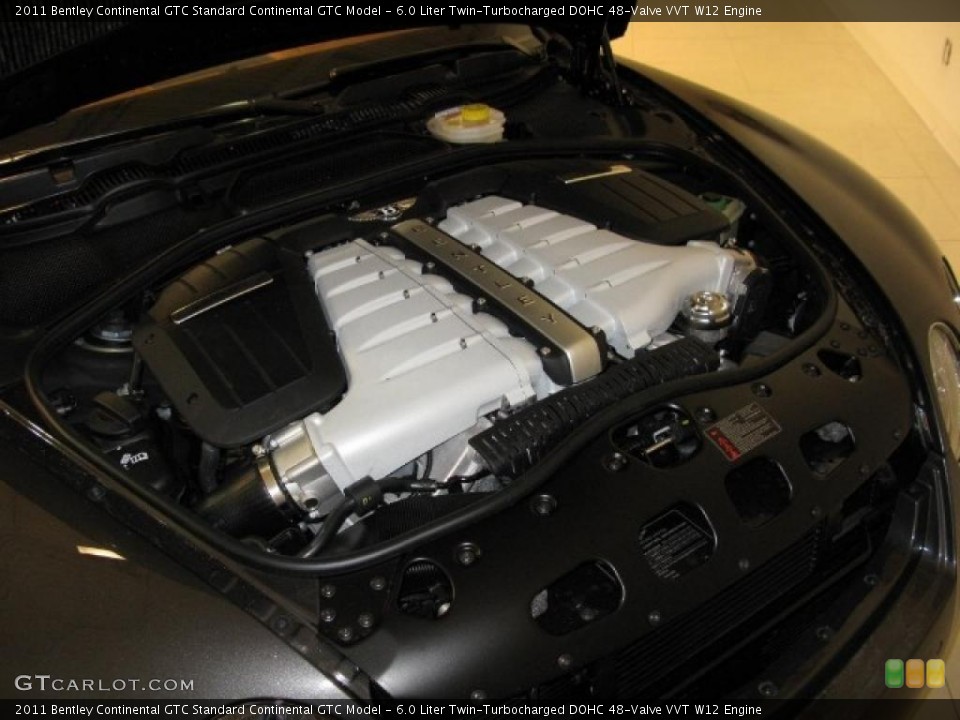 6.0 Liter Twin-Turbocharged DOHC 48-Valve VVT W12 Engine for the 2011 Bentley Continental GTC #43884478