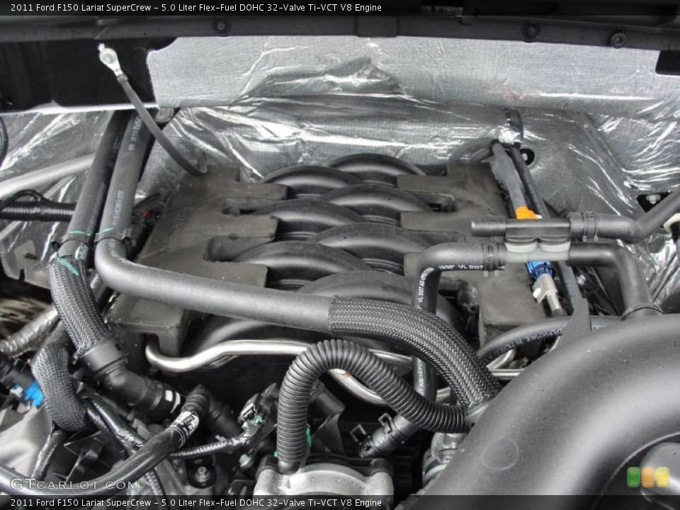 5.0 Liter Flex-Fuel DOHC 32-Valve Ti-VCT V8 Engine for the 2011 Ford F150 #43884926