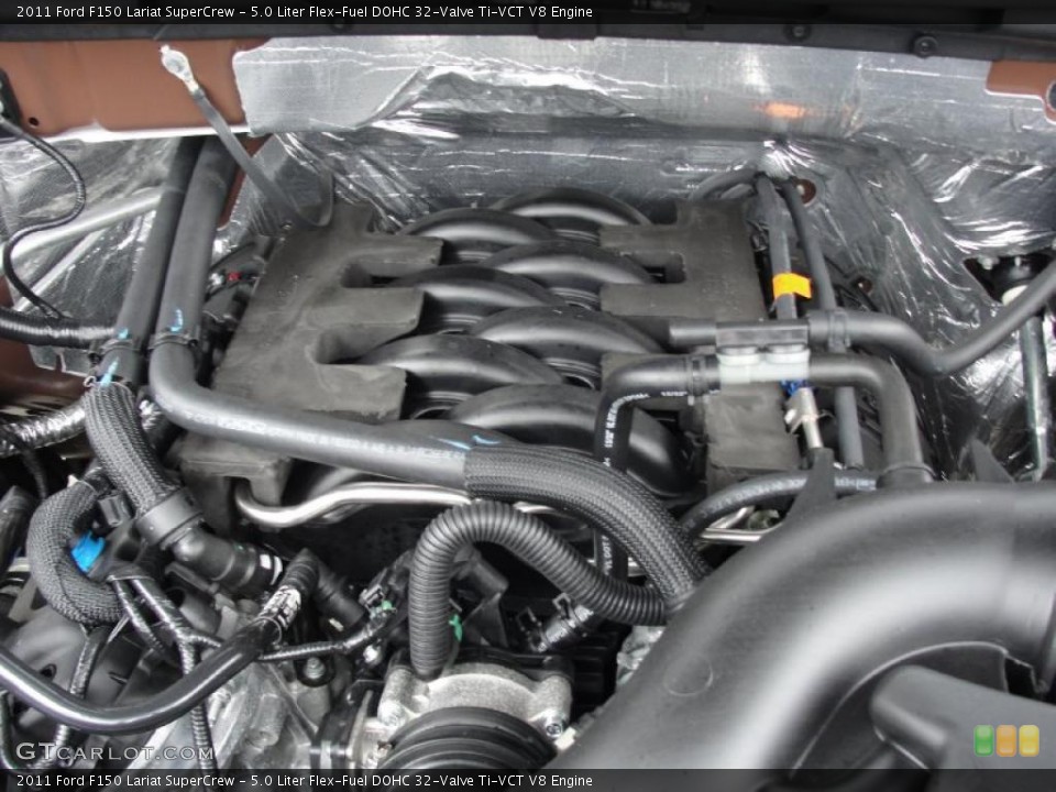 5.0 Liter Flex-Fuel DOHC 32-Valve Ti-VCT V8 Engine for the 2011 Ford F150 #43885887