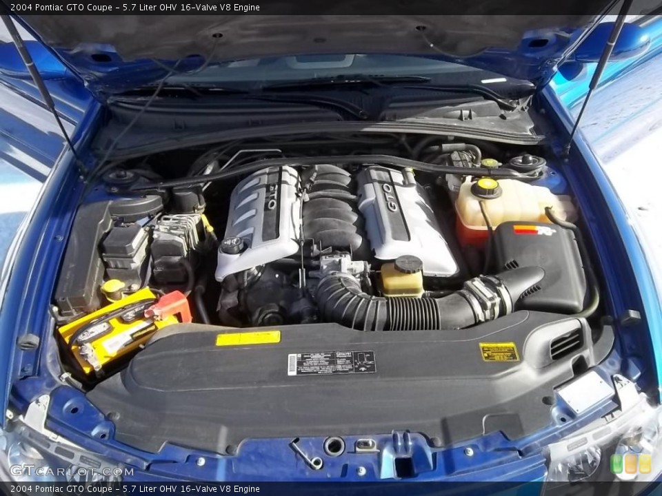 5.7 Liter OHV 16-Valve V8 Engine for the 2004 Pontiac GTO #43886379