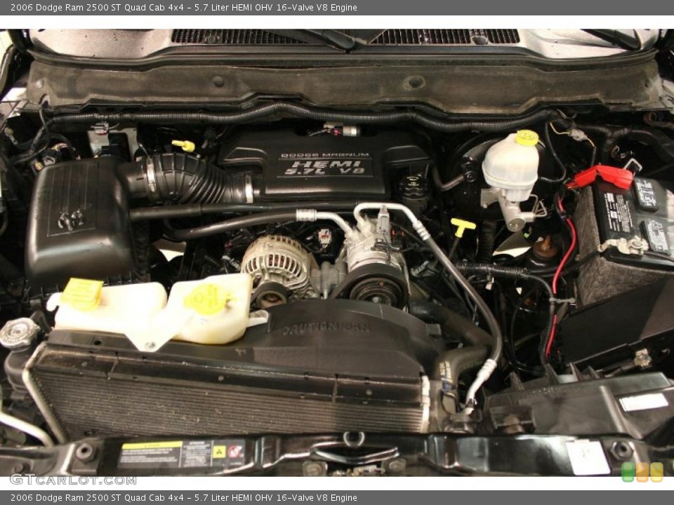 5.7 Liter HEMI OHV 16-Valve V8 Engine for the 2006 Dodge Ram 2500 #43897301