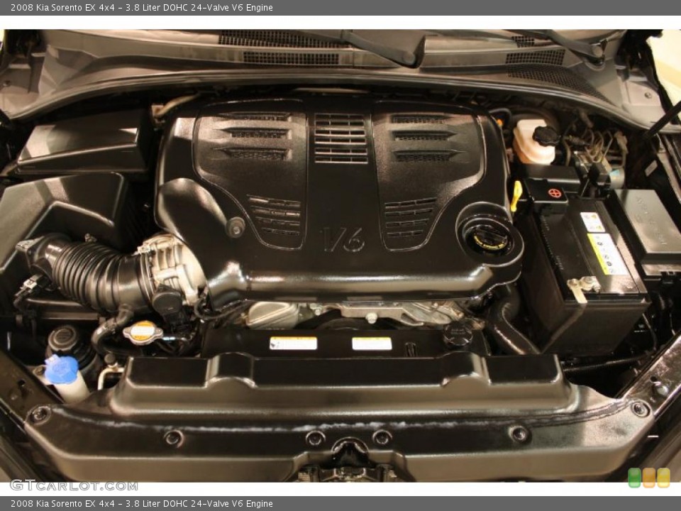 3.8 Liter DOHC 24-Valve V6 Engine for the 2008 Kia Sorento #43902705