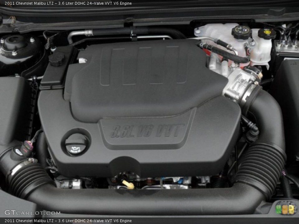 3.6 Liter DOHC 24-Valve VVT V6 Engine for the 2011 Chevrolet Malibu #43920522