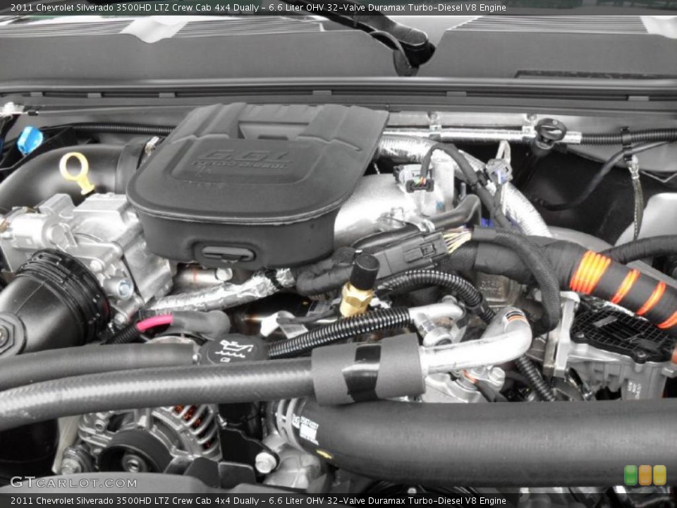 6.6 Liter OHV 32-Valve Duramax Turbo-Diesel V8 Engine for the 2011 Chevrolet Silverado 3500HD #43920982